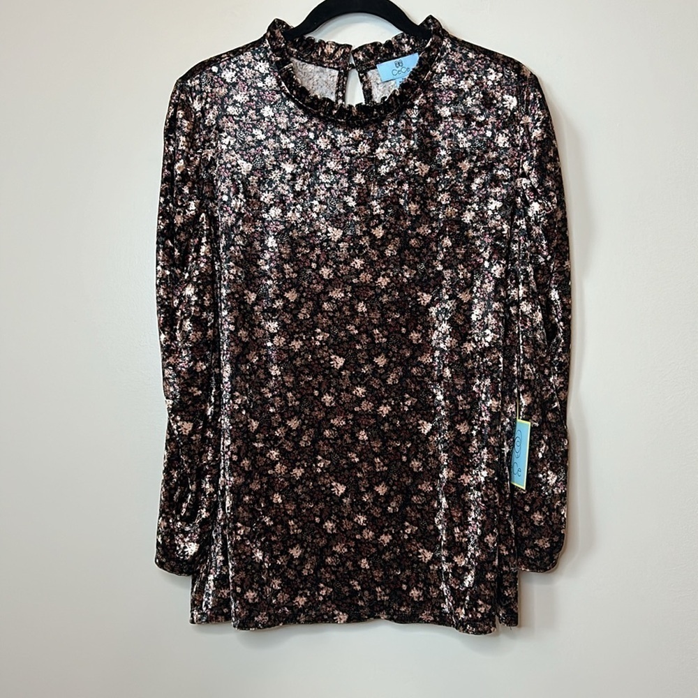 Cece Women’s Long Sleeve Blouse Size 3x Floral Multicolored - Picture 2 of 10